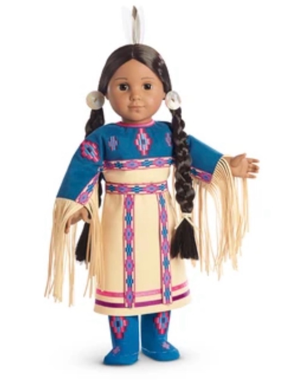 NIB American Girl Doll Kaya Pow Wow Dress of Today 3 Retired Complete